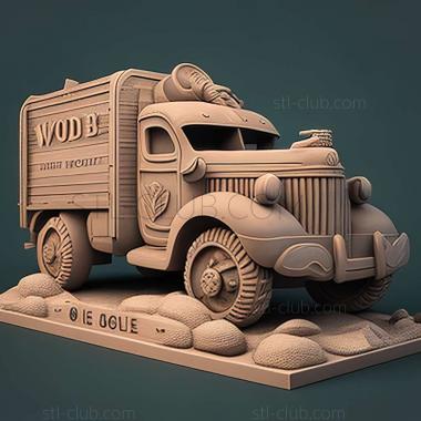 3D модель Dodge WC (STL)